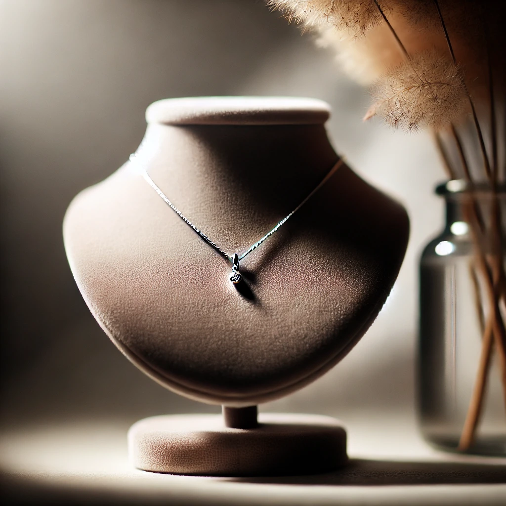 여자 실버 목걸이