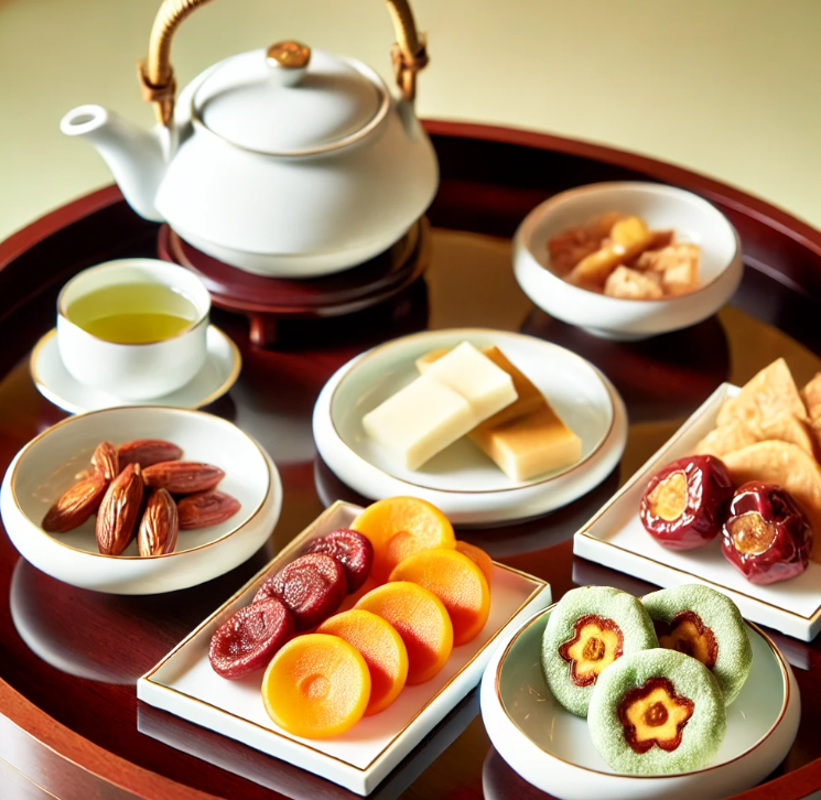 고급 다과 세트